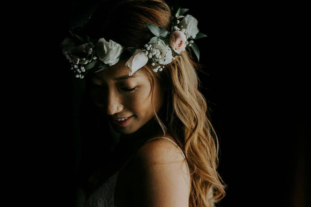 Flower Crown makeup by Susan Lin